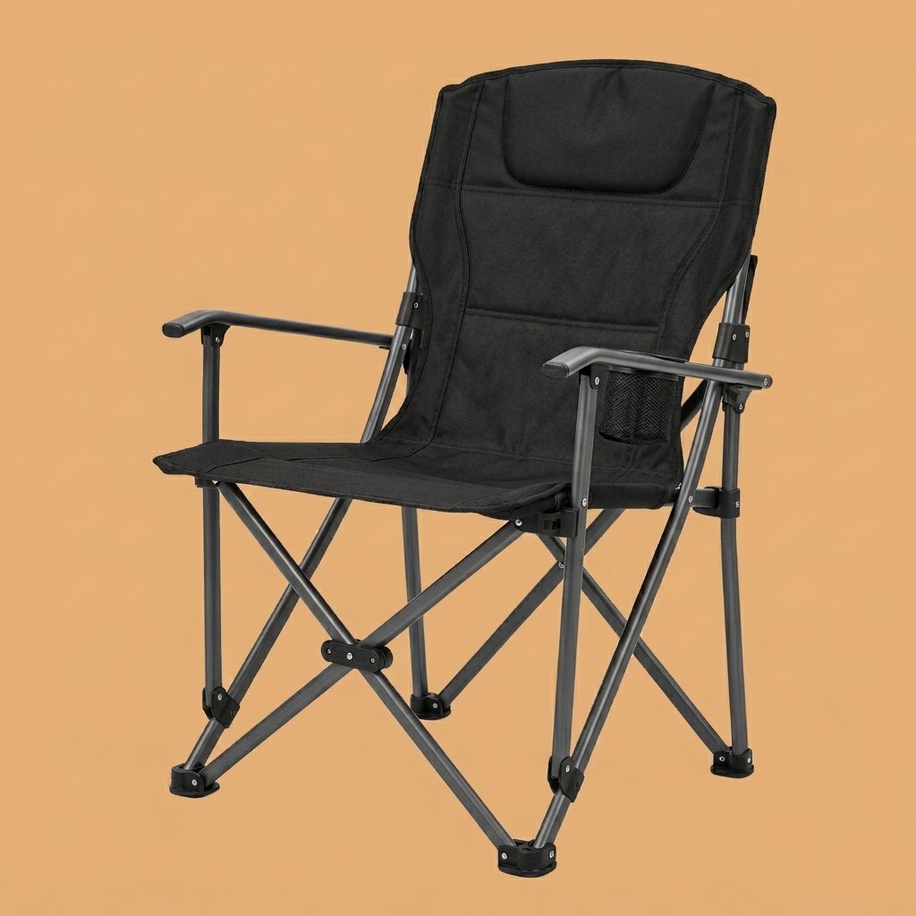 Foldable Outdoor Camping Chair with Durable Frame