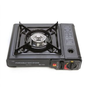 Compact Portable Camping Stove with Adjustable Heat Control for Outdoor Cooking
