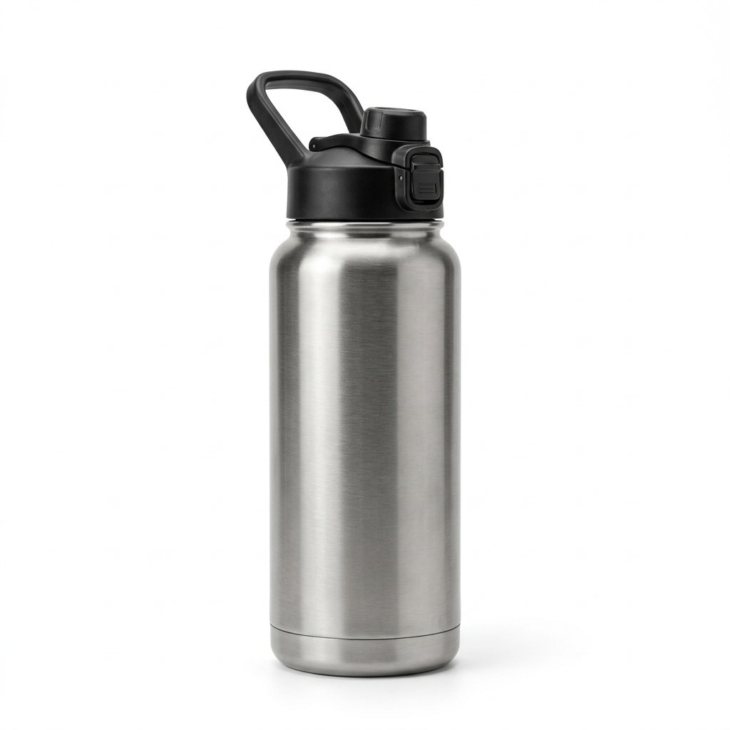 Insulated Stainless Steel Outdoor Water Bottle with Leakproof Lid for Camping